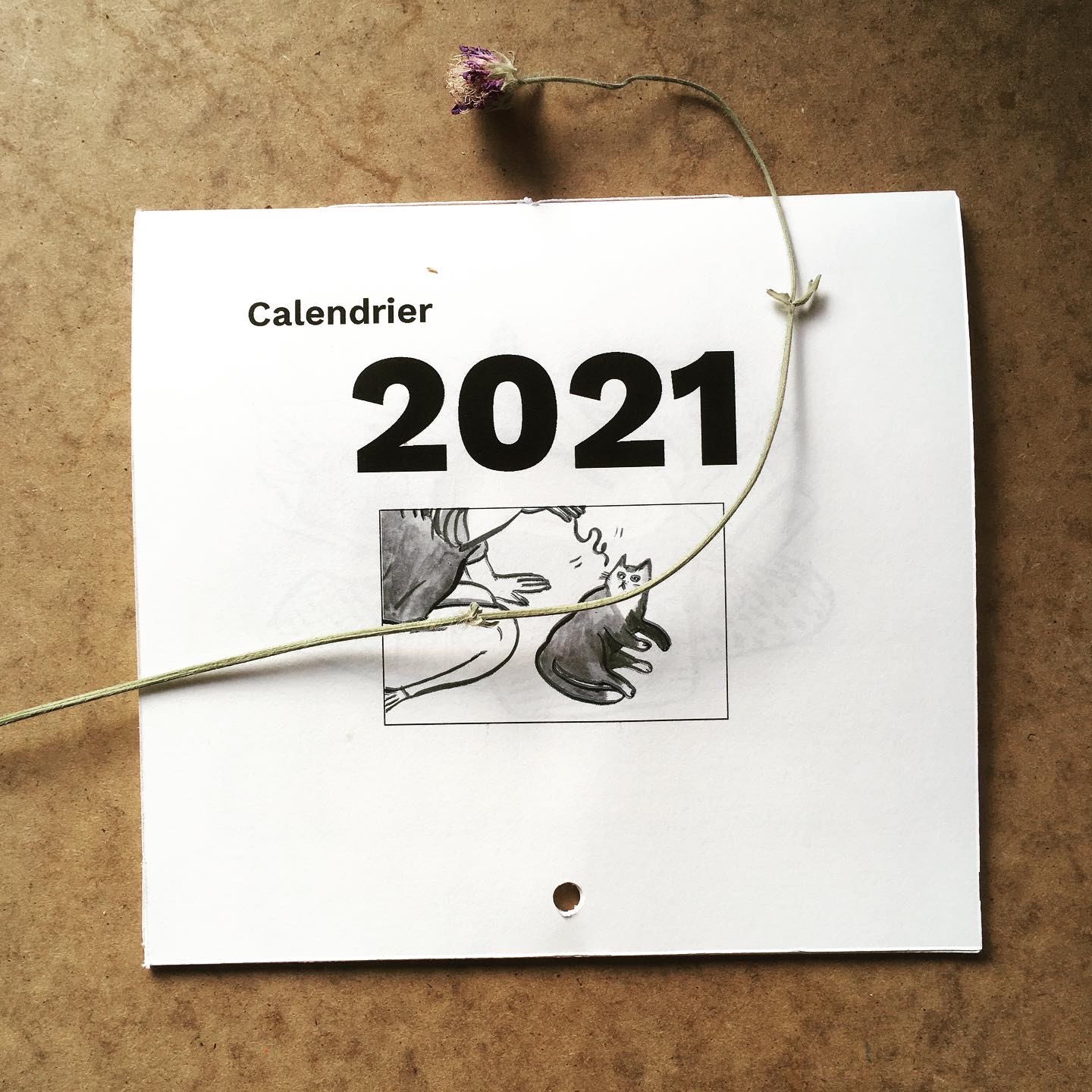 photo du calendrier 2021, couverture